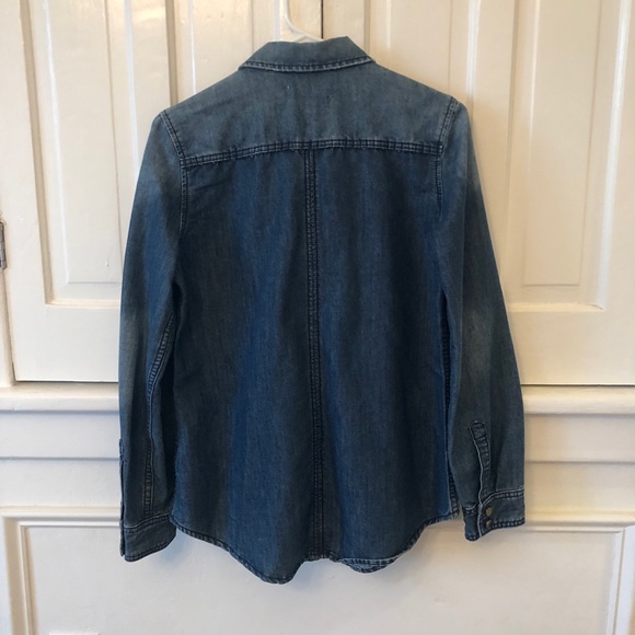 Blank NYC Button Down Denim Top - Picture 3 of 6
